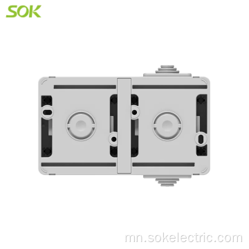 2Way Switch 2Round Pin цахилгаан гаралтын хаалттай